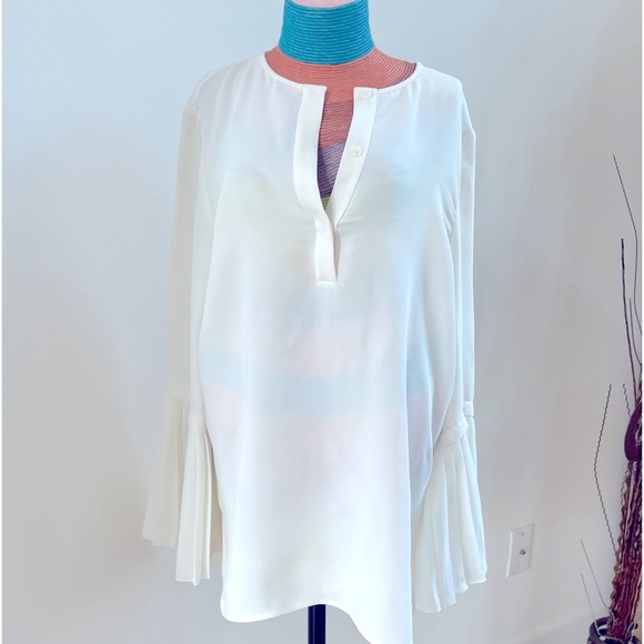 LAFAYETTE 148 NEW YORK ROANNA SILK BLOUSE - Picture 3 of 5